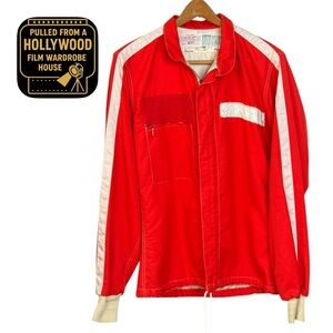 Vintage 1980s Red Auto Racing Jacket